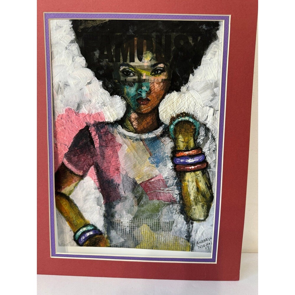 ANDREW NICHOLS 2017 "FAMOUS" signed print
